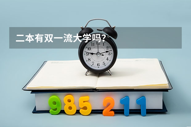 二本有双一流大学吗？