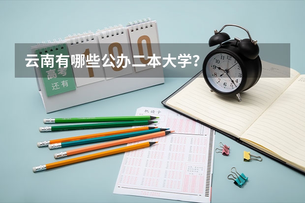 云南有哪些公办二本大学？