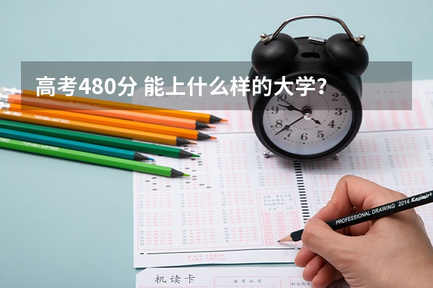 高考480分 能上什么样的大学?