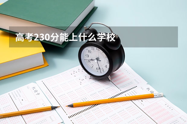 高考230分能上什么学校