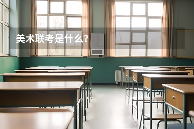 美术联考是什么？