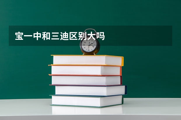 宝一中和三迪区别大吗
