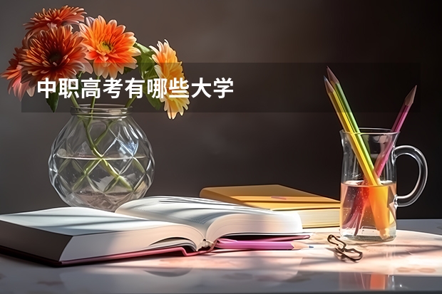 中职高考有哪些大学