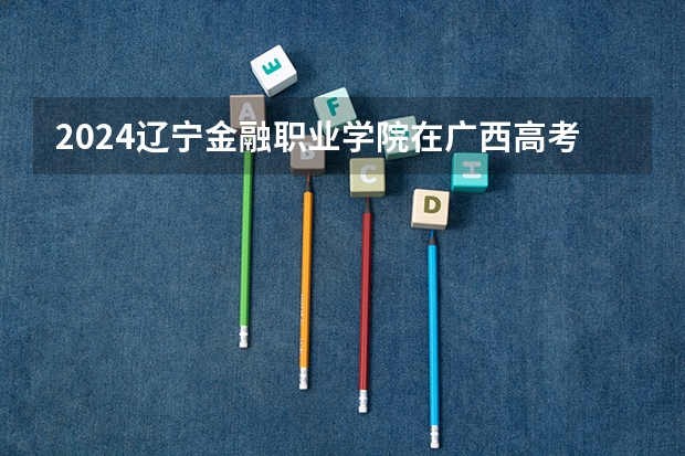 2024辽宁金融职业学院在广西高考招生计划介绍