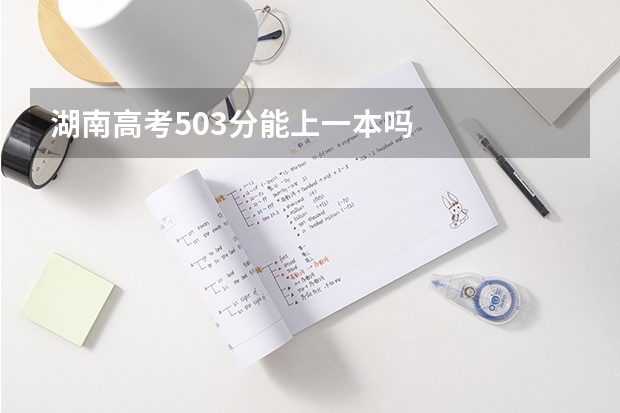 湖南高考503分能上一本吗