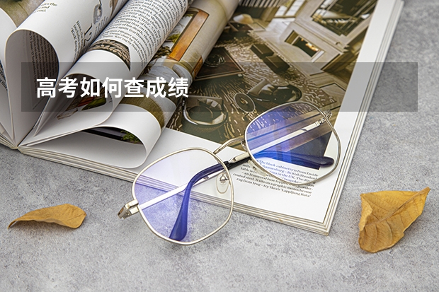 高考如何查成绩