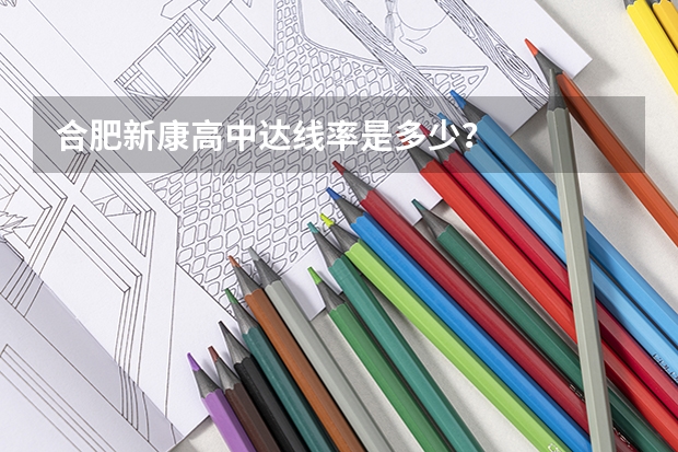 合肥新康高中达线率是多少？