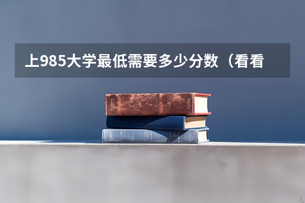 上985大学最低需要多少分数(看看985院校录取分数线)