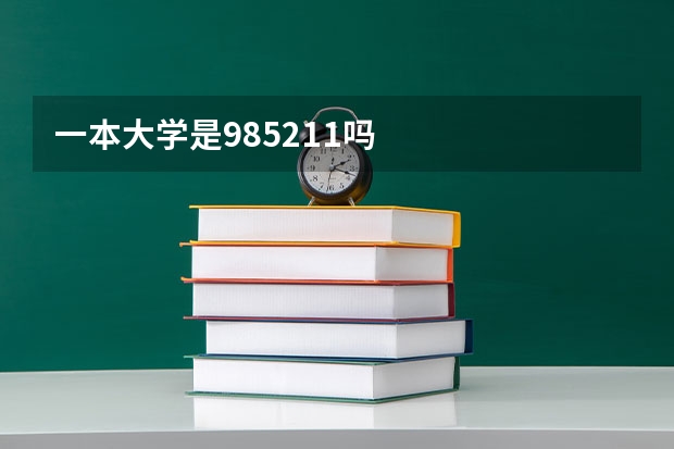 一本大学是985211吗