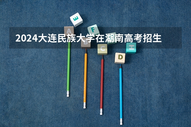 2024大连民族大学在湖南高考招生计划介绍
