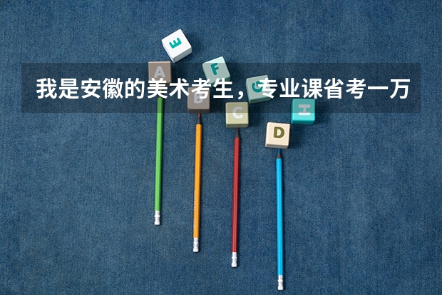 我是安徽的美术考生，专业课省考一万多名，文化课能考三百五以上，我考什么大学最保险？