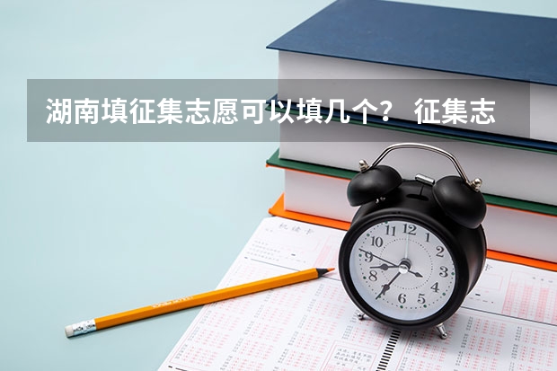 湖南填征集志愿可以填几个？ 征集志愿可以填几个志愿？