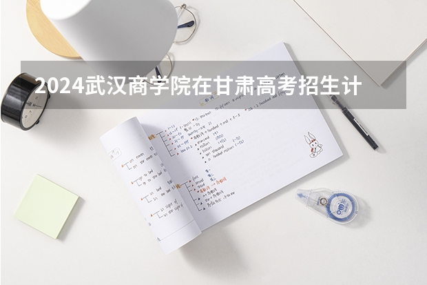 2024武汉商学院在甘肃高考招生计划介绍