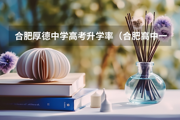 合肥厚德中学高考升学率（合肥高中一本达线率排名是怎样的？）