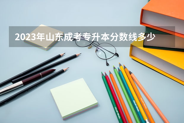 2023年山东成考专升本分数线多少分