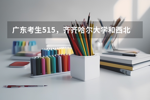 广东考生515，齐齐哈尔大学和西北民族大学哪个容易进？急！