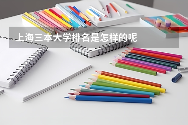 上海三本大学排名是怎样的呢