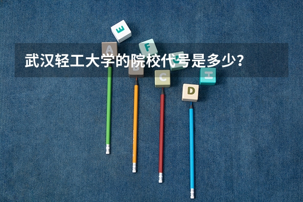 武汉轻工大学的院校代号是多少？
