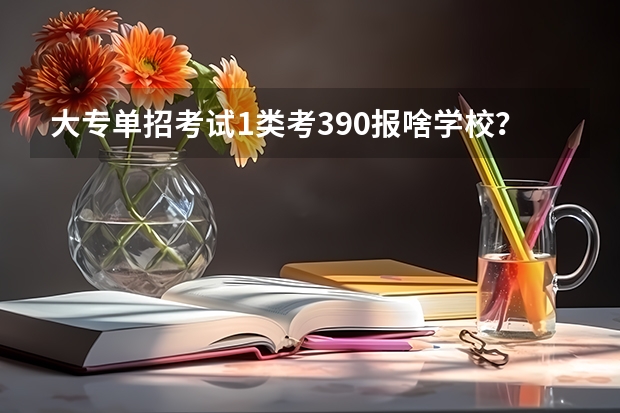 大专单招考试1类考390报啥学校？（吉林省专科学校排名及分数线）