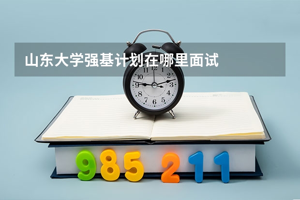 山东大学强基计划在哪里面试