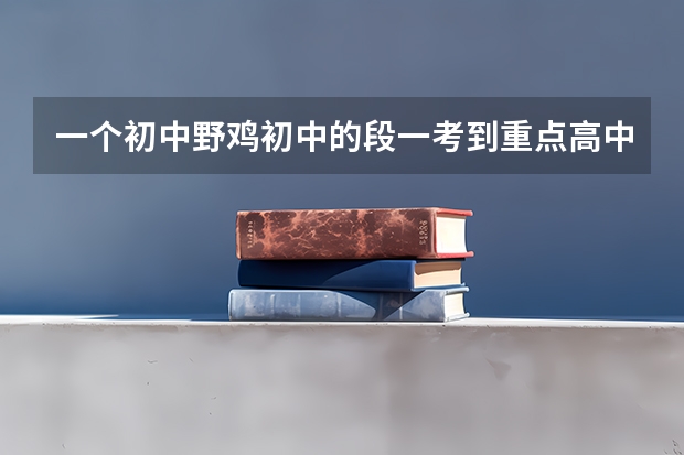 一个初中野鸡初中的段一考到重点高中堕落后考什么大学才不算丢人，福建强基计划如果有好的推荐就好了谢谢