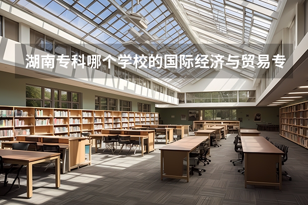 湖南专科哪个学校的国际经济与贸易专业最好