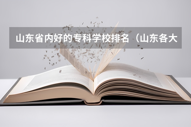 山东省内好的专科学校排名（山东各大职业学院排名）