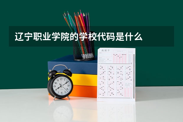 辽宁职业学院的学校代码是什么