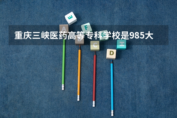重庆三峡医药高等专科学校是985大学吗