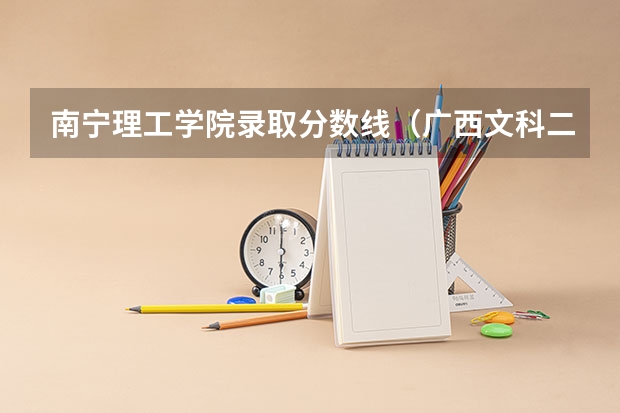 南宁理工学院录取分数线（广西文科二本分数线）