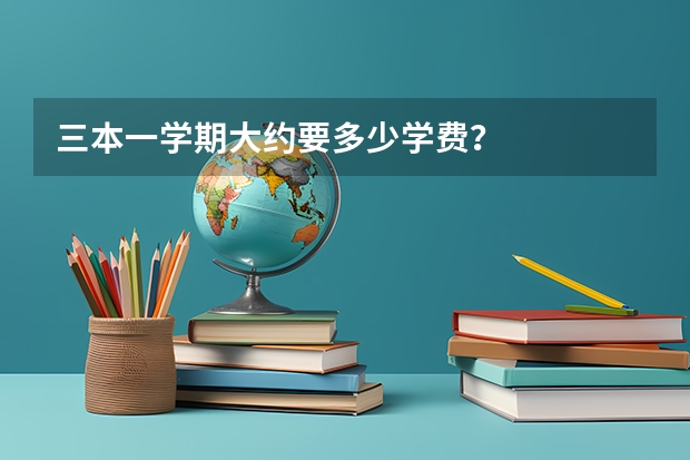 三本一学期大约要多少学费？