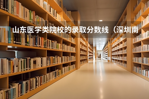 山东医学类院校的录取分数线(深圳南山大学分数线)