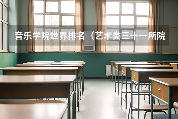 音乐学院世界排名（艺术类三十一所院校）
