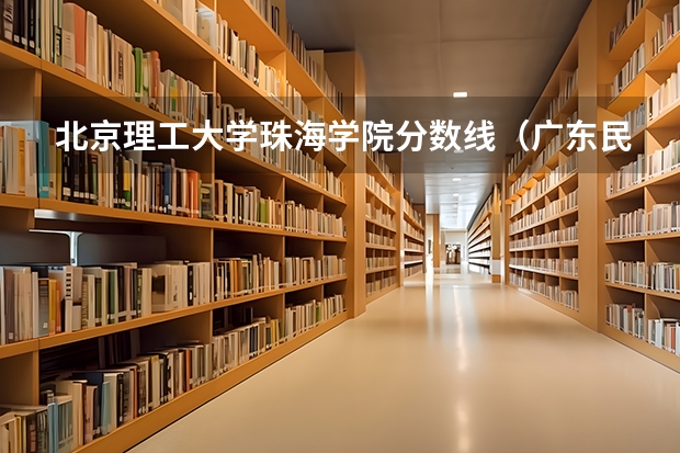 北京理工大学珠海学院分数线（广东民办大学本科分数线）