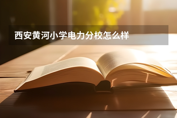 西安黄河小学电力分校怎么样