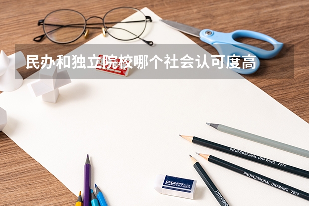 民办和独立院校哪个社会认可度高