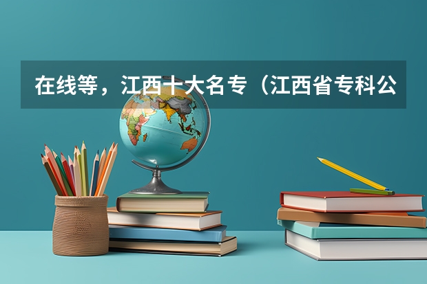 在线等，江西十大名专（江西省专科公办学校排名榜）