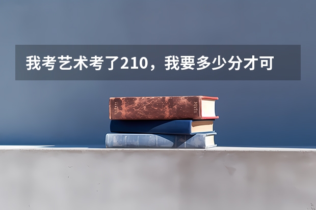 我考艺术考了210，我要多少分才可以上湖北第二师范学院
