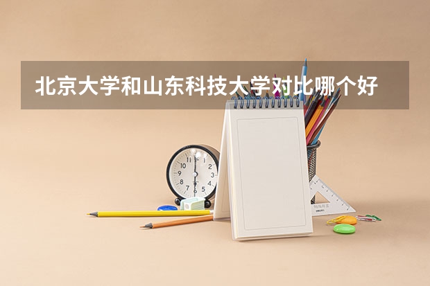北京大学和山东科技大学对比哪个好