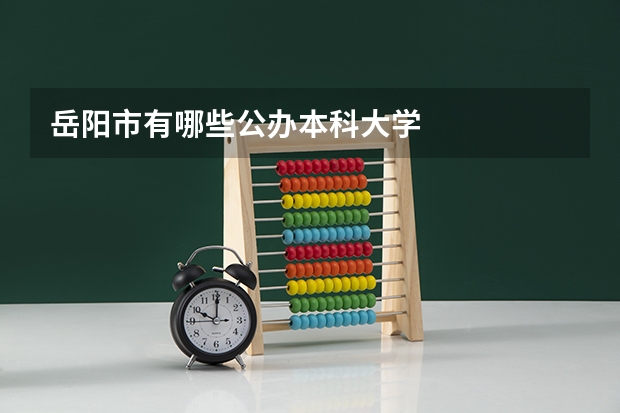 岳阳市有哪些公办本科大学