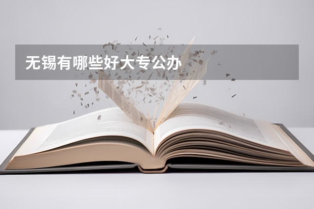 无锡有哪些好大专公办