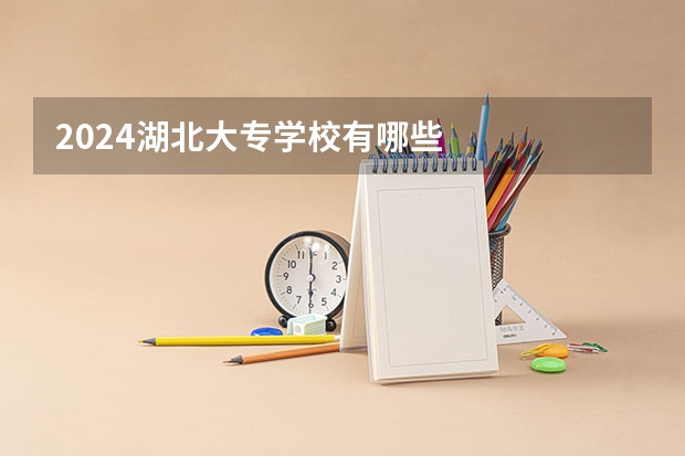 2024湖北大专学校有哪些