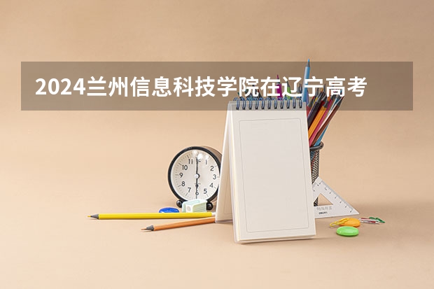 2024兰州信息科技学院在辽宁高考招生计划介绍