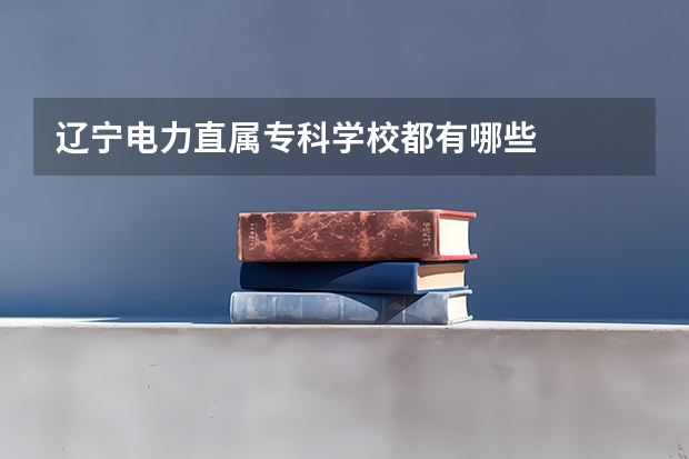 辽宁电力直属专科学校都有哪些