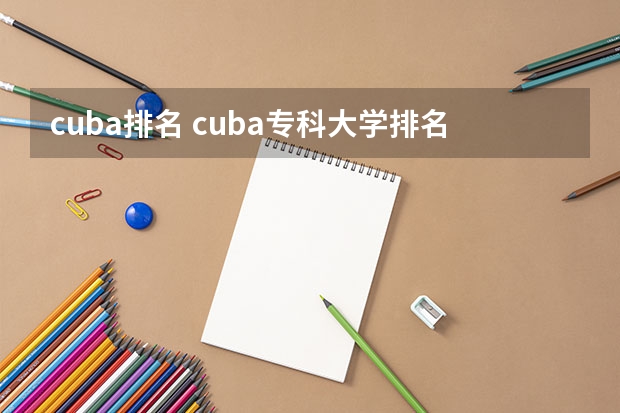 cuba排名 cuba专科大学排名