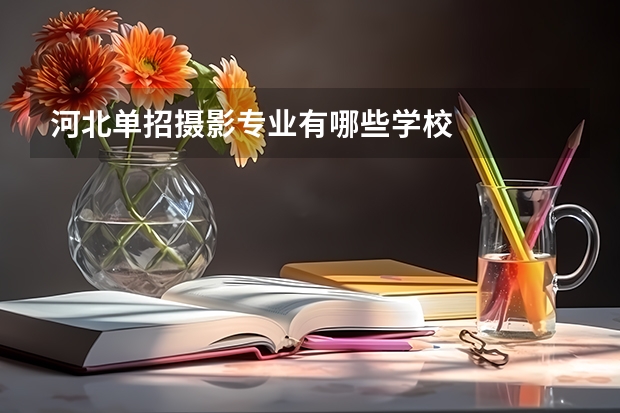河北单招摄影专业有哪些学校