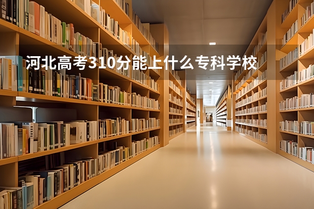 河北高考310分能上什么专科学校