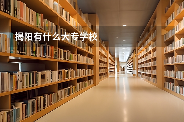 揭阳有什么大专学校