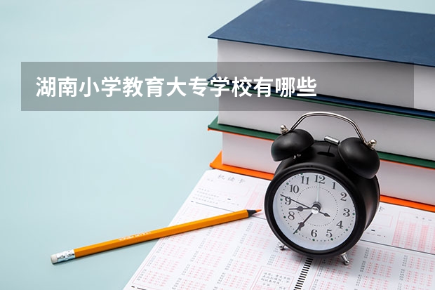 湖南小学教育大专学校有哪些