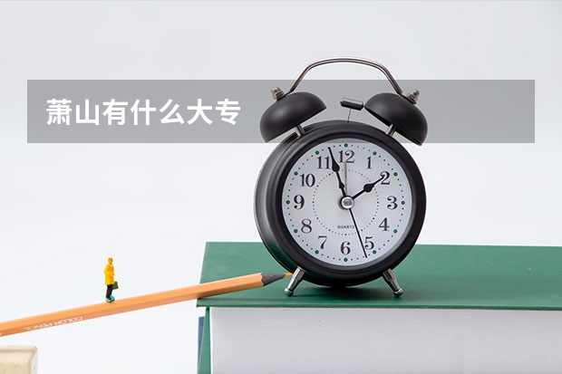 萧山有什么大专